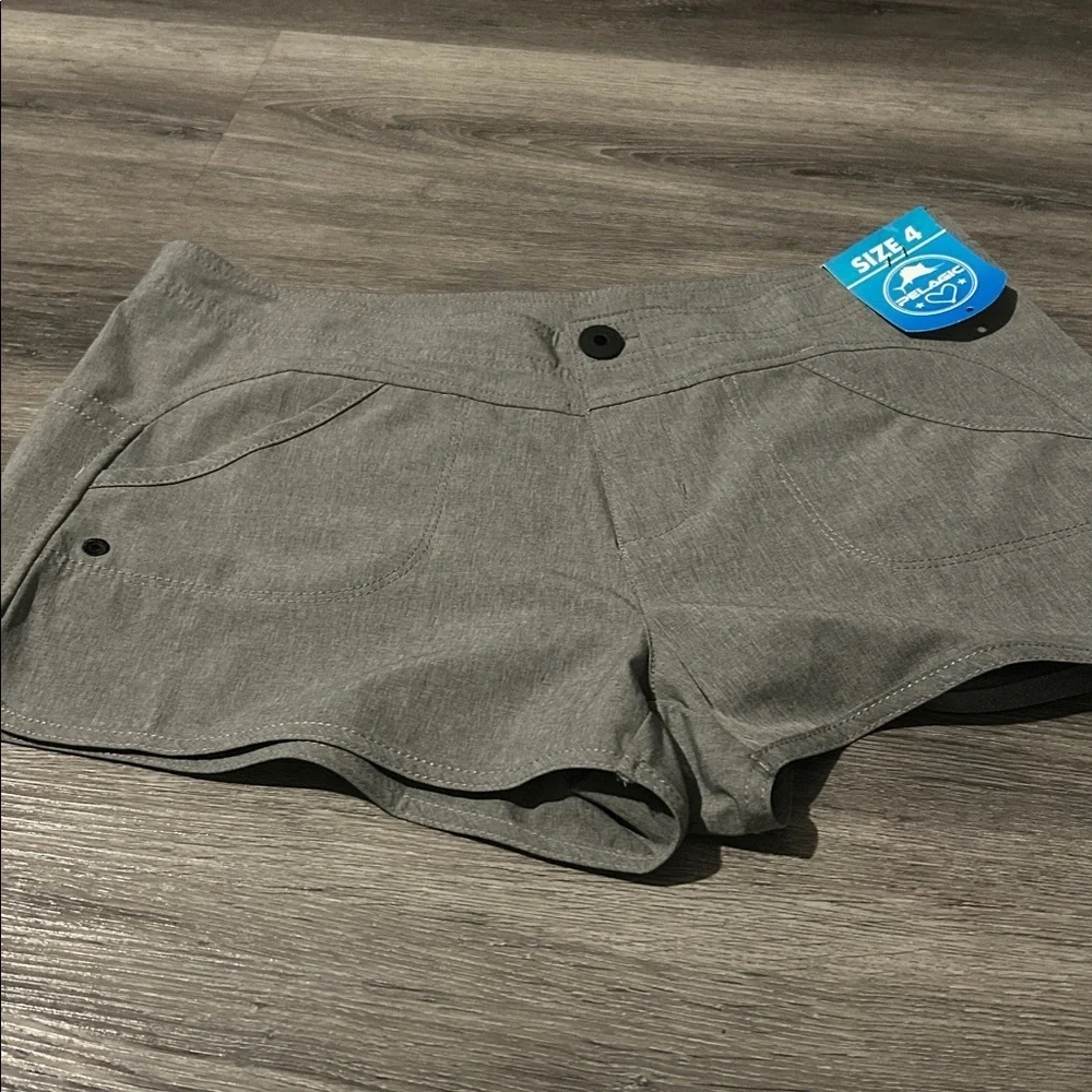 Pelagic High Waist‎ Gray Women's Shorts